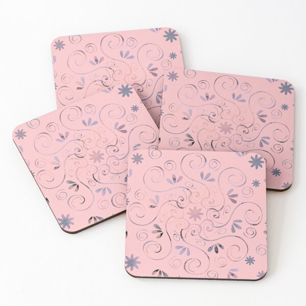 Item preview, Lazy scrolls and flowers artwork designed and sold by CreArtation.
