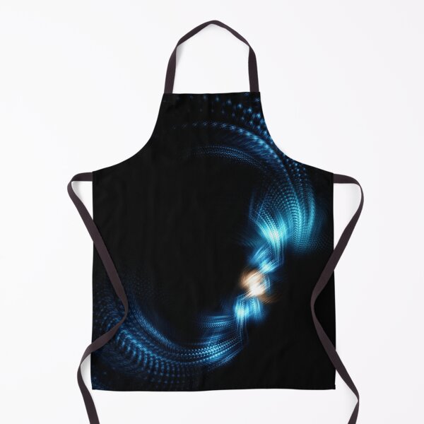 Item preview, Abstract blue and yellow lines on black background designed and sold by tatkhagata.