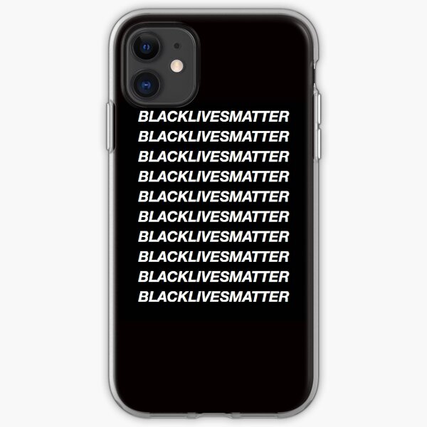 BLACKLIVESMATTER - black iPhone Soft Case