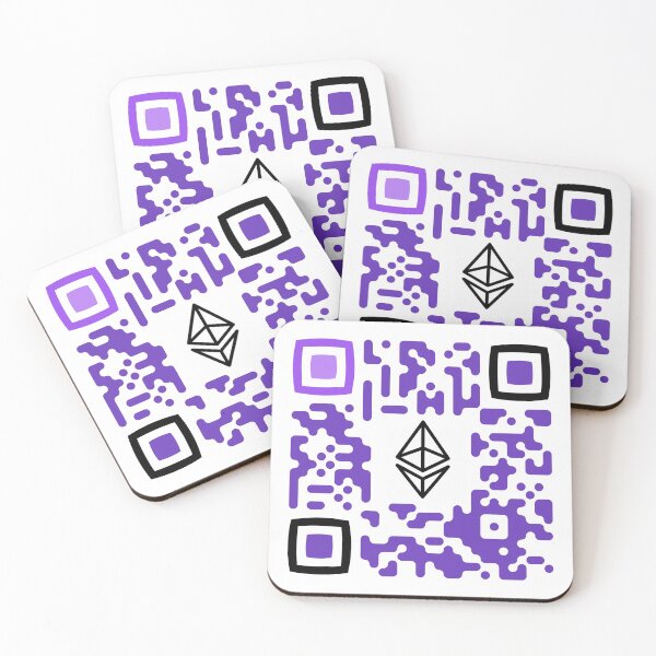 Item preview, Ethereum Crypto Scannable QR Code (Design 2) designed and sold by Gorgonize.