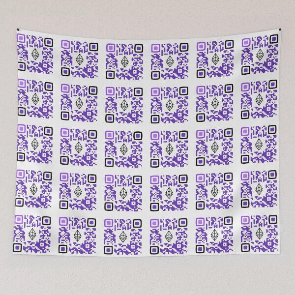 Item preview, Ethereum Crypto Scannable QR Code (Design 2) designed and sold by Gorgonize.