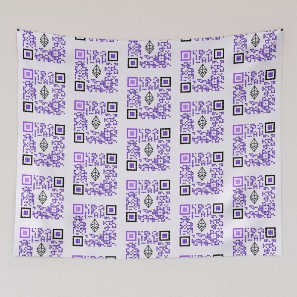 Item preview, Ethereum Crypto Scannable QR Code (Design 1) designed and sold by Gorgonize.