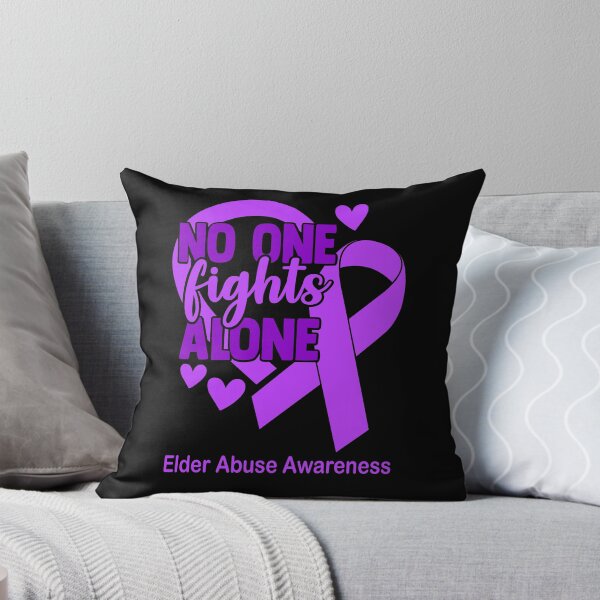 Item preview, No One Fight Alone Elder Abuse Awareness designed and sold by Sabfit.