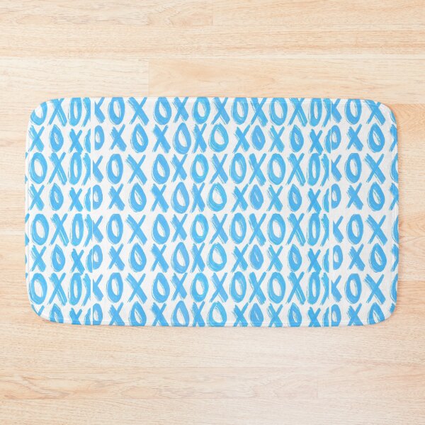 Item preview, blue xoxo print designed and sold by ama's designs.