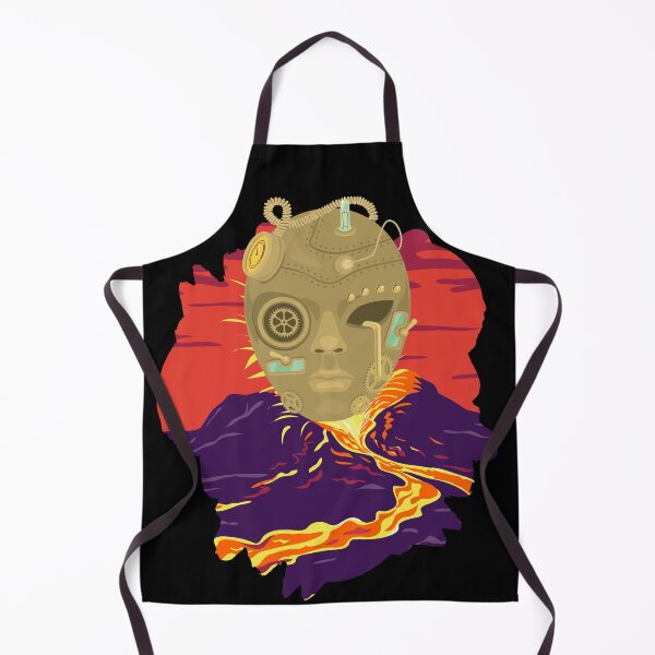 Item preview, Volcanic Steampunk Mask Entity - Lava and All designed and sold by Chubuter.