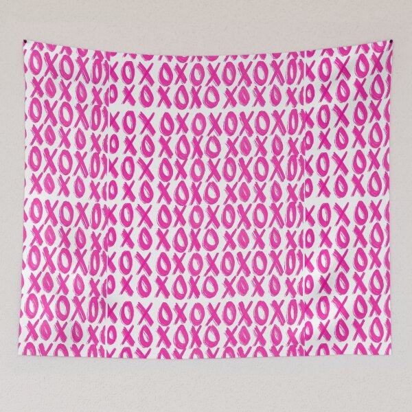 Item preview, pink xoxo print designed and sold by ama's designs.