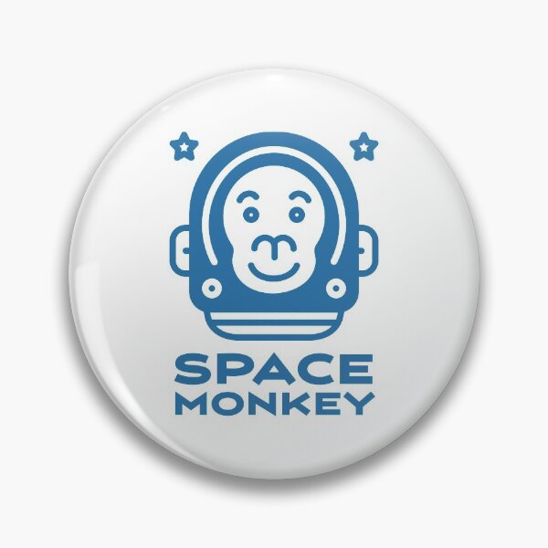 Item preview, SPACE MONKEY LIGHT BLUE- FUNNY designed and sold by OutcastBrain.