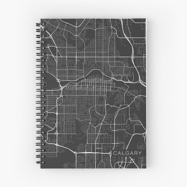 Item preview, Calgary Map, Canada - Gray designed and sold by MainStreetMaps.