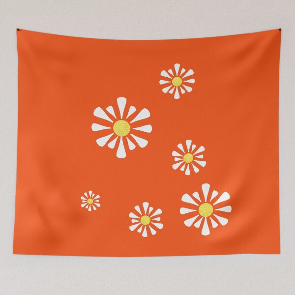 Item preview, Summer Daisies on Orange designed and sold by Greenbaby.