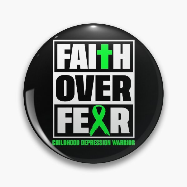 Item preview, Faith Over Fear Childhood Depression Awareness designed and sold by Gillosina.