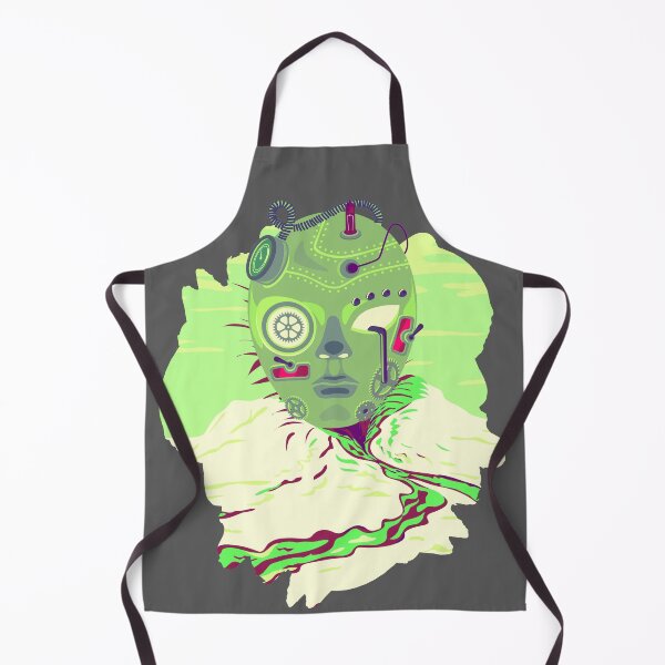 Item preview, Green Dystopia Steampunk Mask Entity designed and sold by Chubuter.