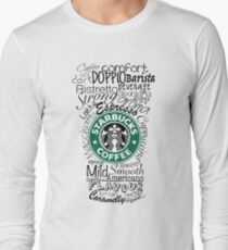 Typo Coffee Cup Long Sleeve T-Shirt