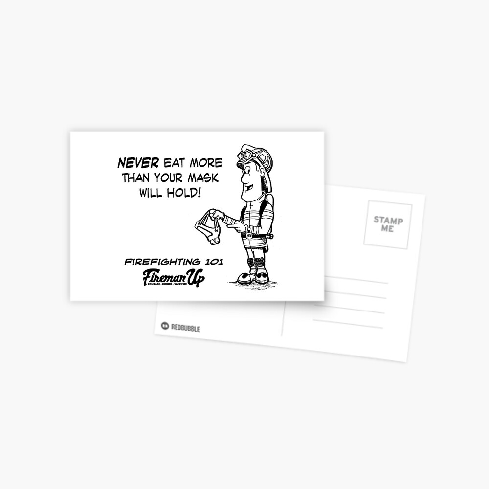 Item preview, Postcard designed and sold by FiremanUP.