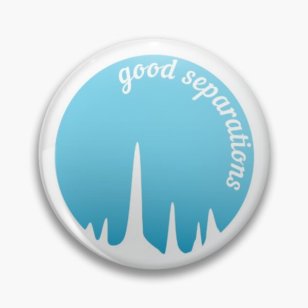 Item preview, Good Separations - Ombre Blue Cutout designed and sold by Artsy-Chemist.