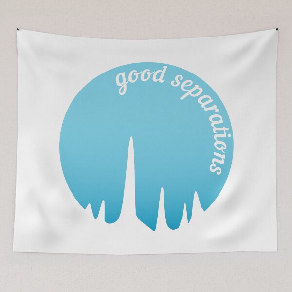 Item preview, Good Separations - Ombre Blue Cutout designed and sold by Artsy-Chemist.