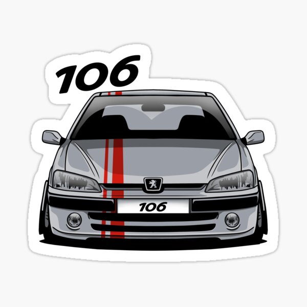 sticker peugeot 106 rallye