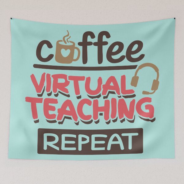 Item preview, Back to class school Virtual Teaching designed and sold by Inspireaglow.