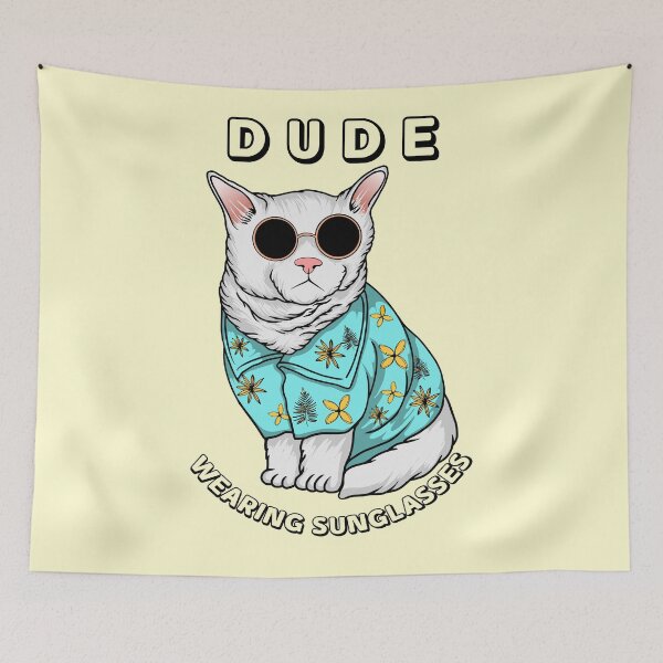 Item preview, Adorable Cool Dude Dog Wearing Sunglasses designed and sold by Cageys.