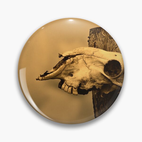 Item preview, Old Steer Skull Sepia Photograph Design designed and sold by EarthArtDesigns.