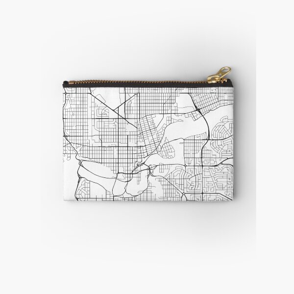 Item preview, Edmonton Map, Canada - Black and White designed and sold by MainStreetMaps.