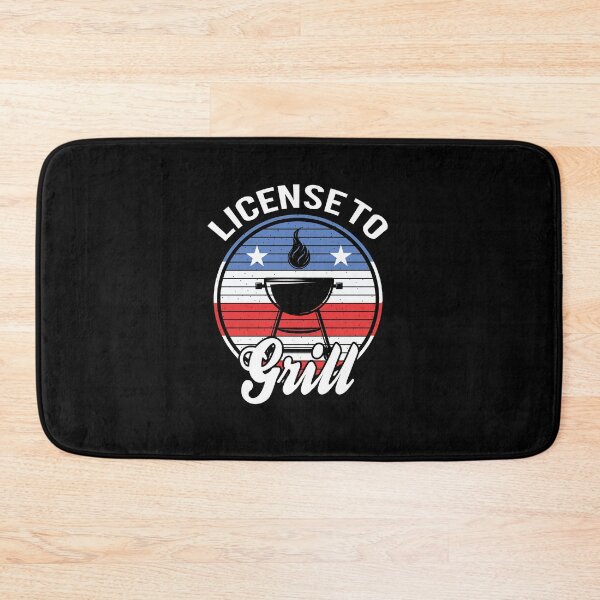 Item preview, License To Grill BBQ Grillmaster American Flag designed and sold by ELAB27.