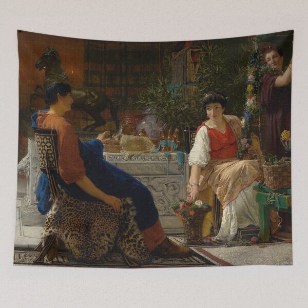 Item preview, Preparations For The Festivities (The Floral Wreath) (1866) by Lawrence Alma-Tadema  designed and sold by sunny-007.