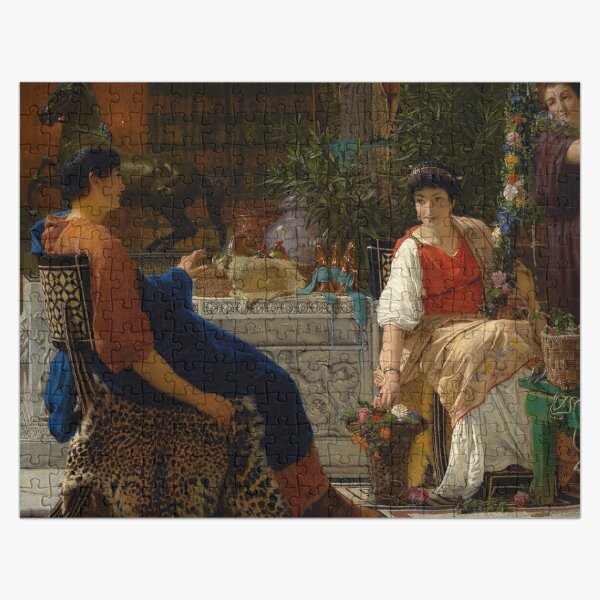 Item preview, Preparations For The Festivities (The Floral Wreath) (1866) by Lawrence Alma-Tadema  designed and sold by sunny-007.