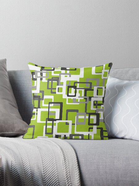 Lime green accent pillows best sale