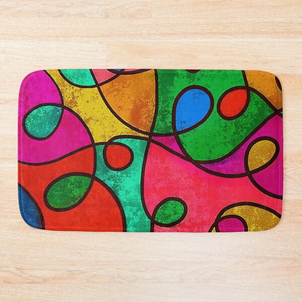 Item preview, Colorfull christmas lights abstract design, loopy doodle,  designed and sold by Nostrathomas66.