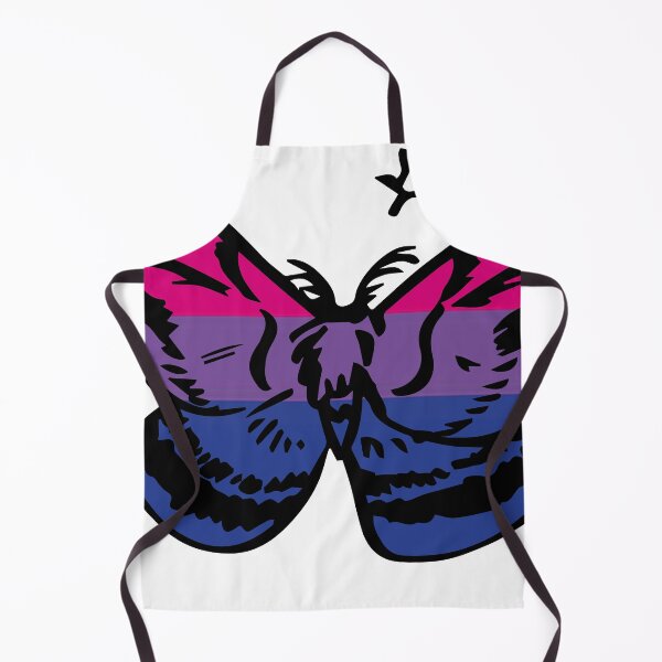 Item preview, bi flag polyphemus moth! designed and sold by Peaceful Pasta.