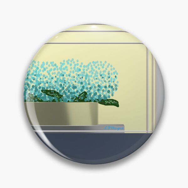 Aperçu de l'œuvre Hortensias bleus créée et vendue par RBLBDesigns.