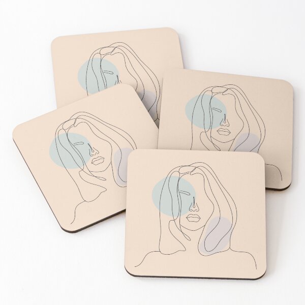 Item preview, Minimalism Female Face Outline | Modern Women Lineart designed and sold by SoulmaTee-2021.