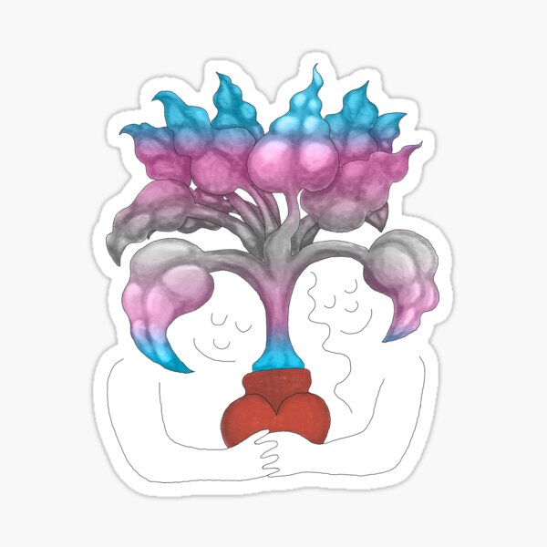 Cotton Candy Plantasia Sticker