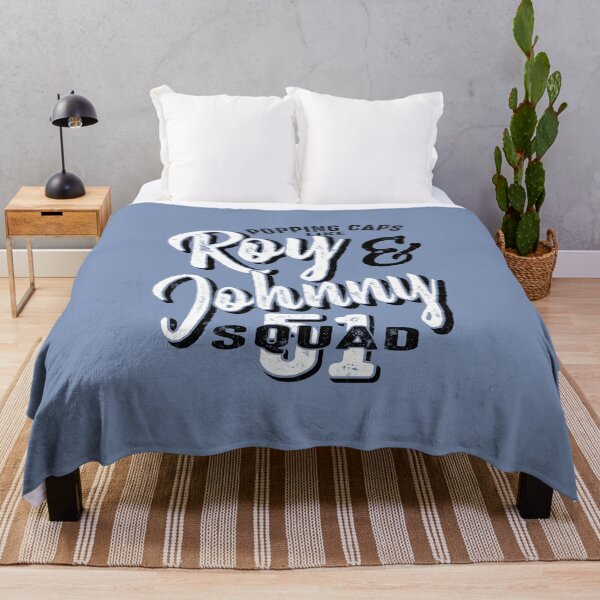 Roy & Johnny Squad 51 Popping Caps Throw Blanket