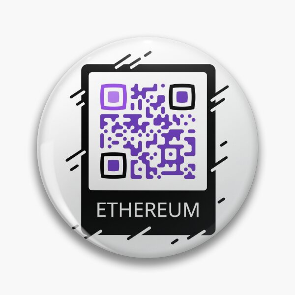 Item preview, Ethereum Crypto Scannable QR Code (Design 3) designed and sold by Gorgonize.
