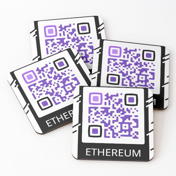 Item preview, Ethereum Crypto Scannable QR Code (Design 3) designed and sold by Gorgonize.