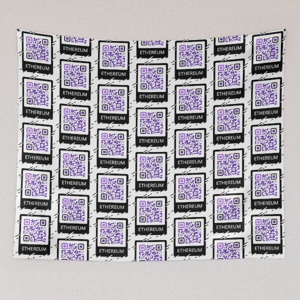 Item preview, Ethereum Crypto Scannable QR Code (Design 3) designed and sold by Gorgonize.