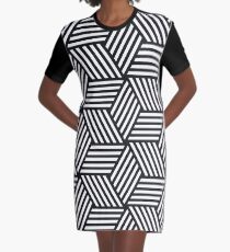 Isometric Graphic T-Shirt Dress