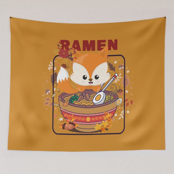 Item preview, Fox Leaves Ramen - Cut Fox Ramen !! designed and sold by SoffyLee586.