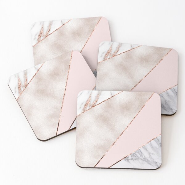 Item preview, Shimmering rose gold with rose gold marble designed and sold by marbleco.