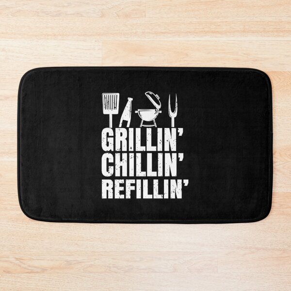 Item preview, Grilling Chilling Refilling Barbecue Smoking Meat BBQ designed and sold by ELAB27.