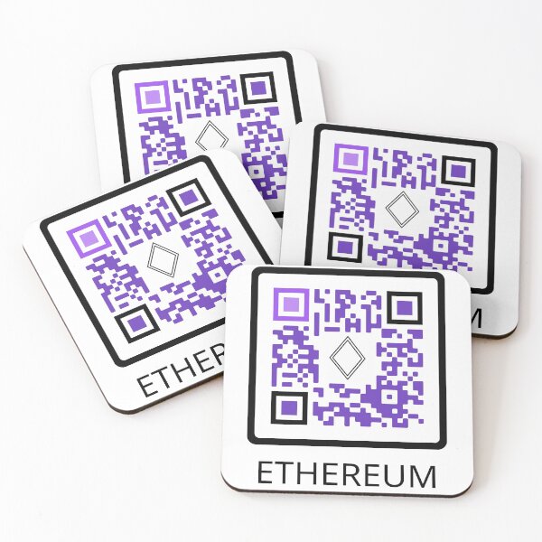 Item preview, Ethereum Crypto Scannable QR Code (Design 4) designed and sold by Gorgonize.