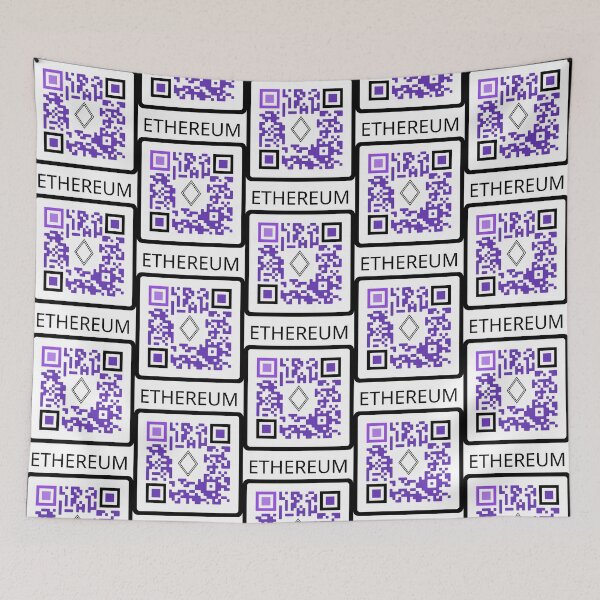 Item preview, Ethereum Crypto Scannable QR Code (Design 4) designed and sold by Gorgonize.