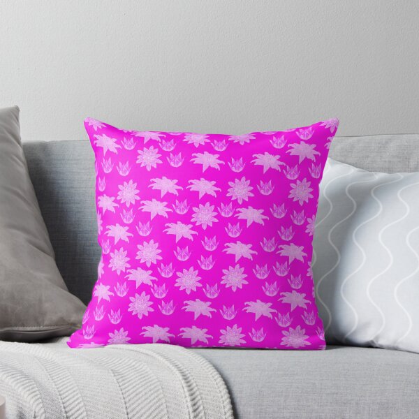 Item preview,  Pink Australian Flannel Flower pattern on fuchsia background designed and sold by Kestrelle.