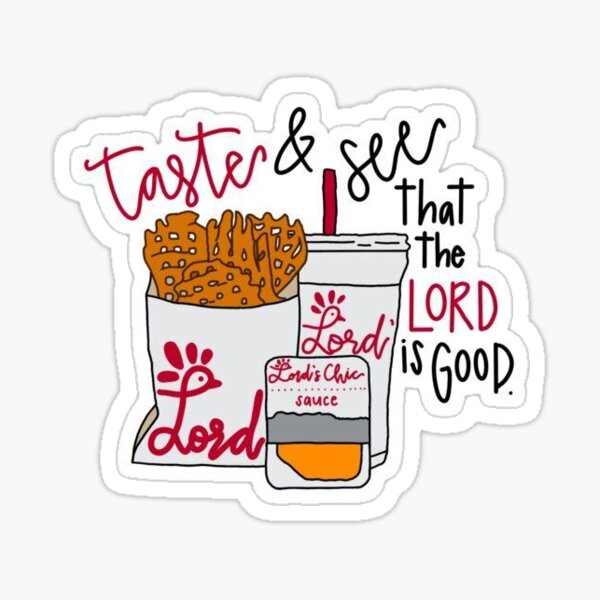 Chick fil a Meal Combo Sticker