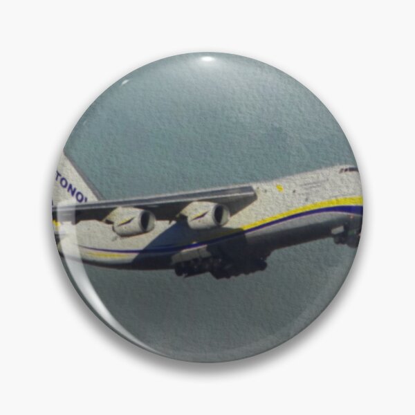 Item preview, Antonov airplane taking off on white background watercolor designed and sold by FDbubble1986.