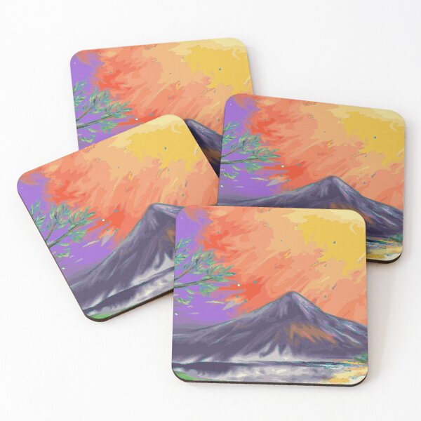 Item preview, Sunset Mountain Tree designed and sold by kilmenyreade.