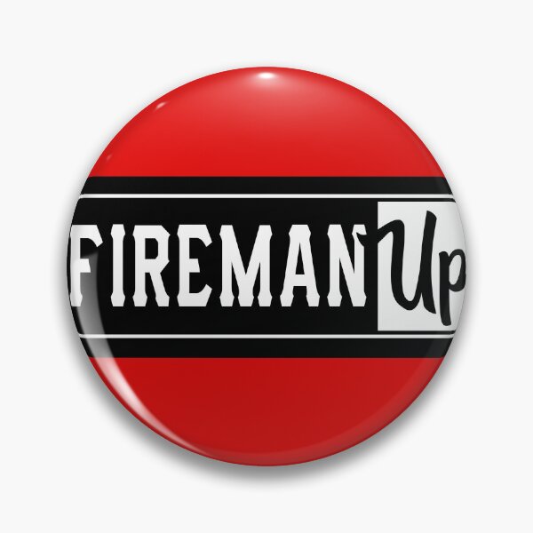 Item preview, Fireman Up Square Logo designed and sold by FiremanUP.