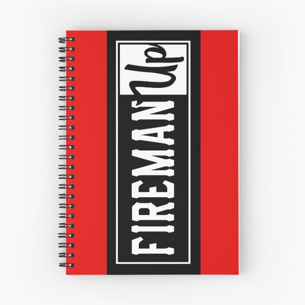 Item preview, Fireman Up Square Logo designed and sold by FiremanUP.