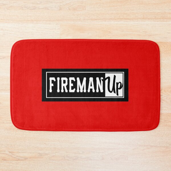 Item preview, Fireman Up Square Logo designed and sold by FiremanUP.